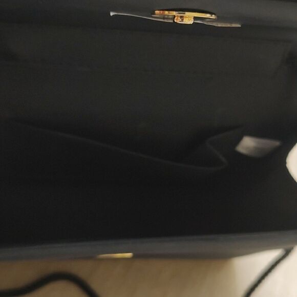 Vintage Sears Black Tassel Evening Shoulder Bag Clutch NWT - Picture 8 of 9